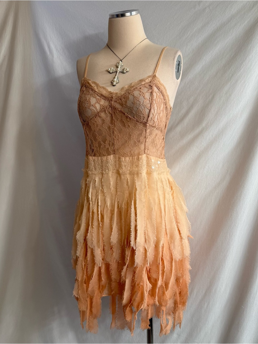 Intimately Free People Beaded Lace Dress